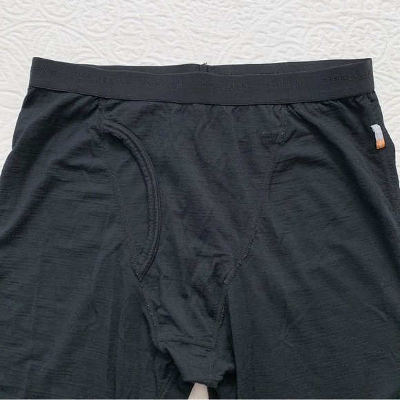 Icebreaker Men's Bodyfit 200 Merino Wool Thermal‎ Leggings, Black - Picture 2 of 4